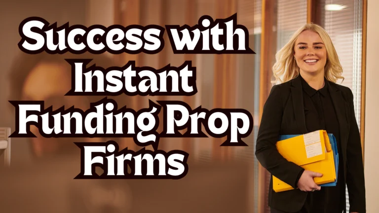 Success with Instant Funding Prop Firms